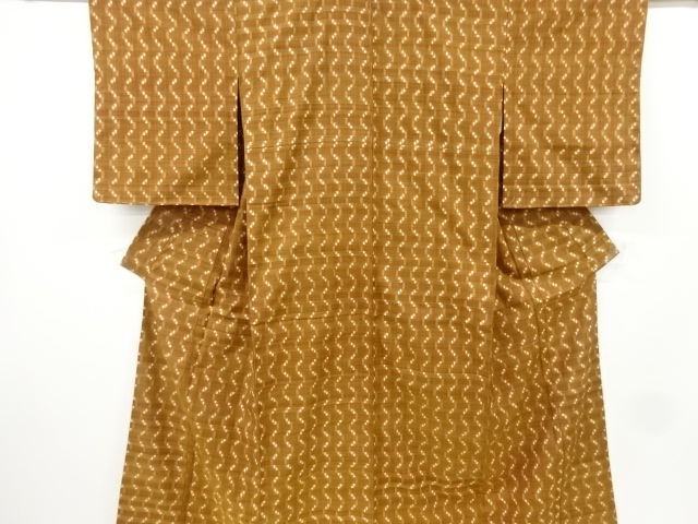 リサイクル　本場琉球絣手織り真綿紬着物